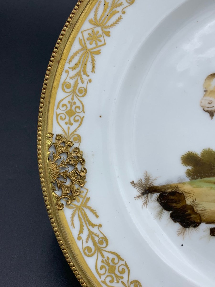 Assiette En Porcelaine De Nast à Paris , 1810-photo-4