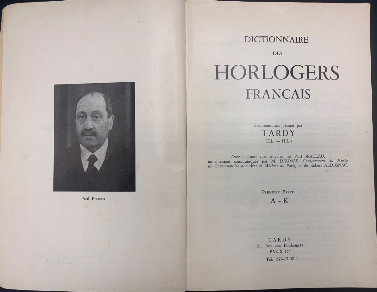 Livres Anciens Dictionnaires Des Horlogers  Francais , 1971/1972,,Tardy -photo-4