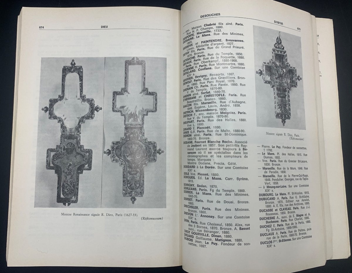 Livres Anciens Dictionnaires Des Horlogers  Francais , 1971/1972,,Tardy -photo-2