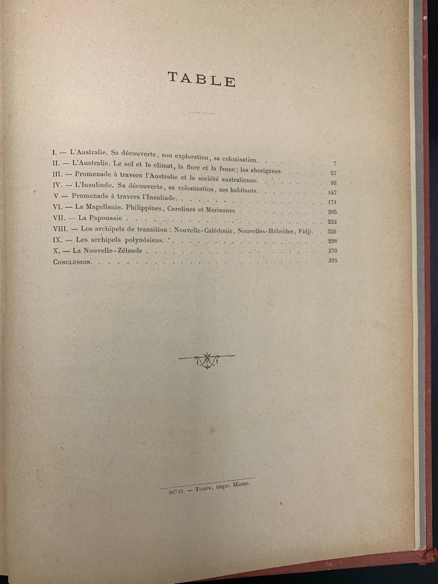 Book Oceania By G. Saint Yves, Mame Et Fils Edition, 1885-photo-5