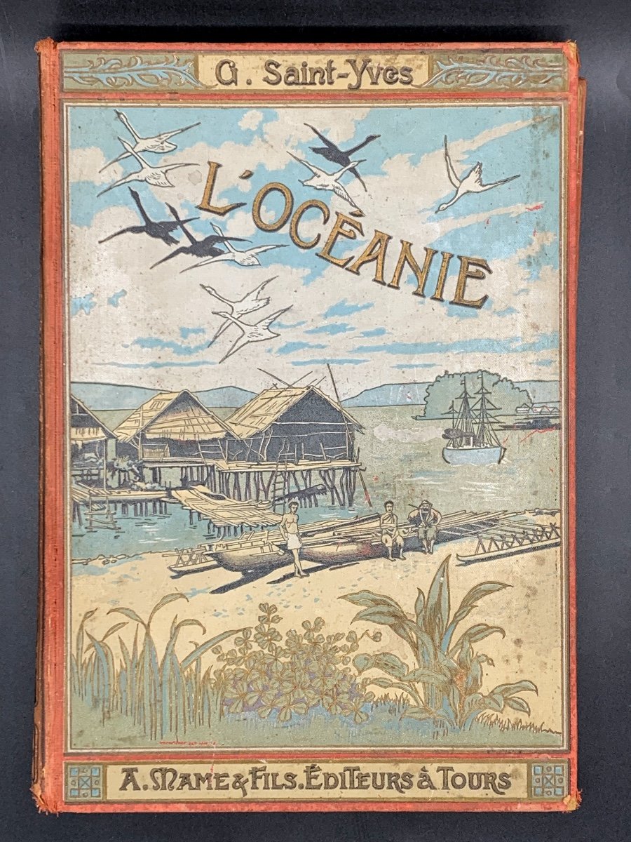 Book Oceania By G. Saint Yves, Mame Et Fils Edition, 1885