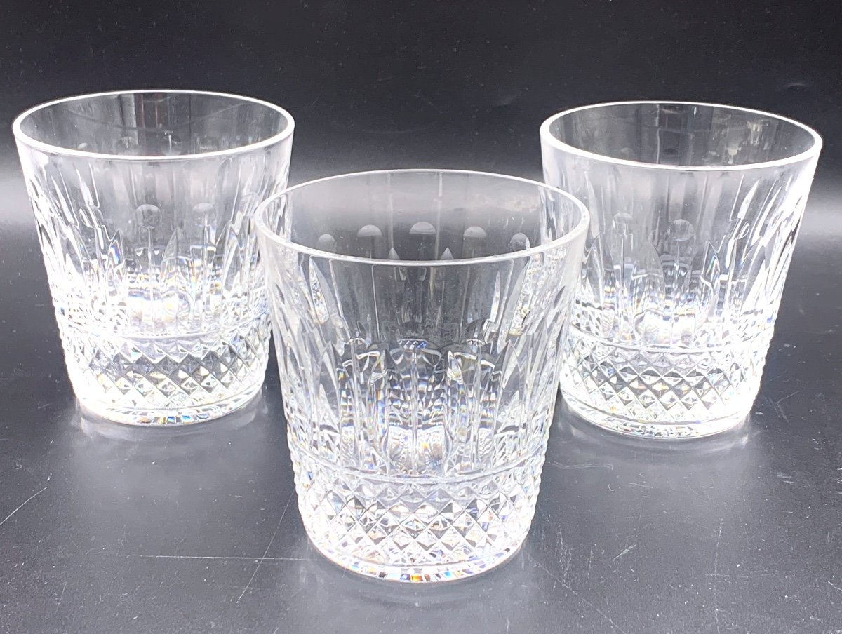 Saint Louis Tommy Crystal Whiskey Glasses 
