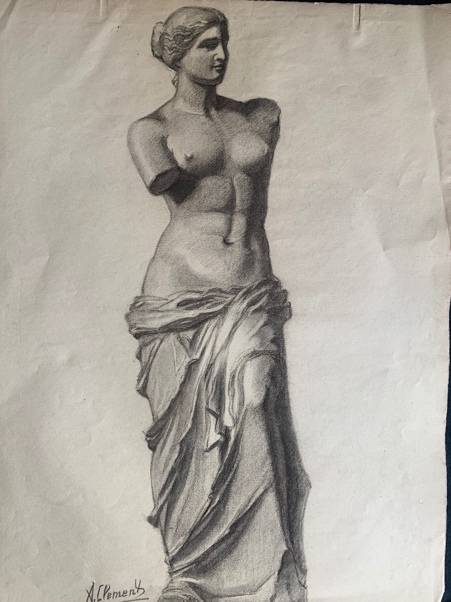 Drawing, Pastel, The Venus De Milo 