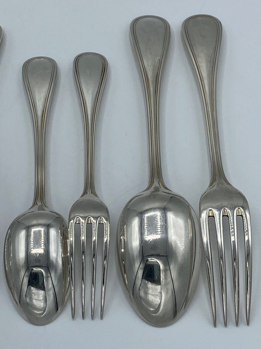 Christofle Albi Model Cutlery Set, 124 Pieces -photo-2