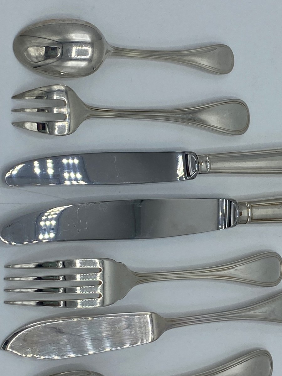 Christofle Albi Model Cutlery Set, 124 Pieces -photo-3