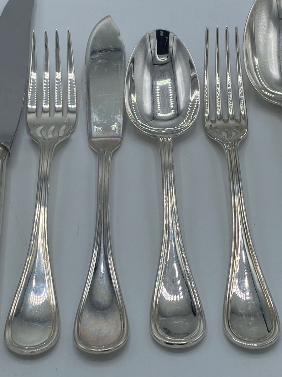 Christofle Albi Model Cutlery Set, 124 Pieces -photo-6