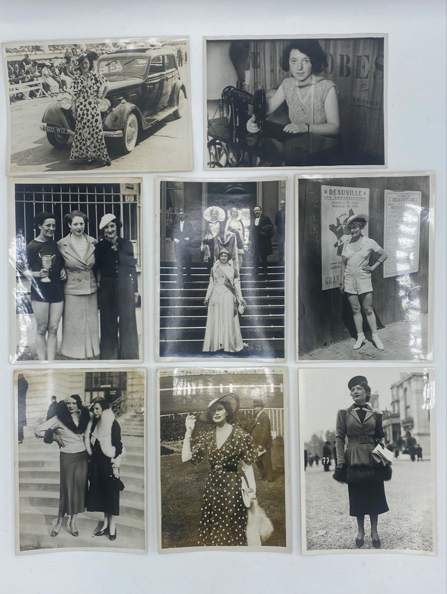 1930s Photos Of Women's Fashion In France, Meurisse Studio 