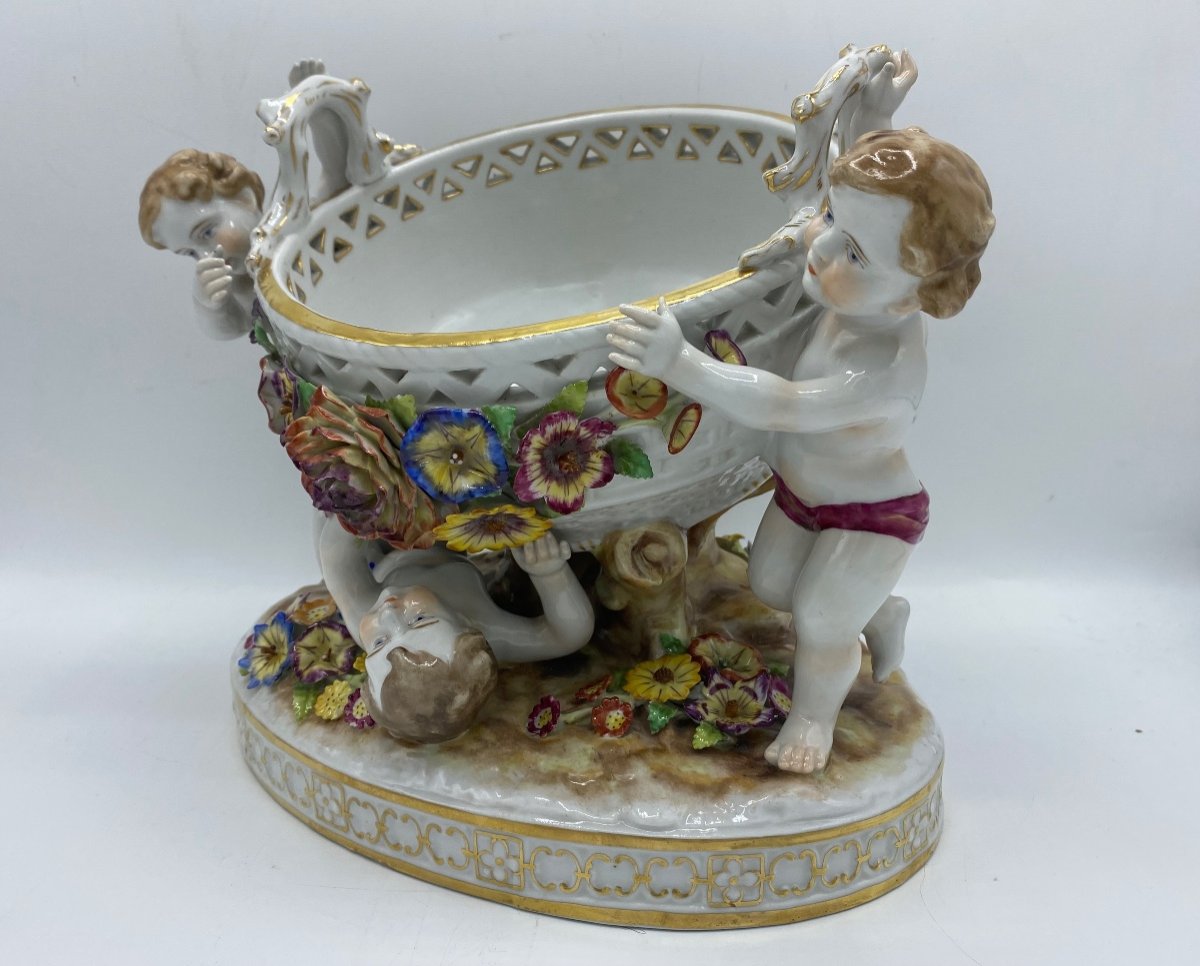 Porcelaine Allemande  ,Plaue Schierholz , 20eme-photo-4