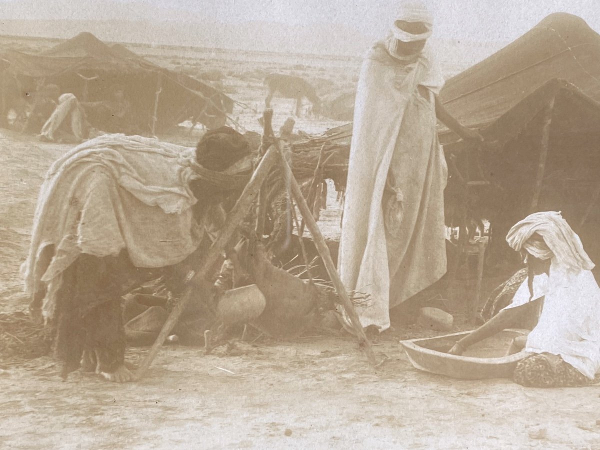 Pair Of Old Orientalist Photos, A. Bourgault -photo-4