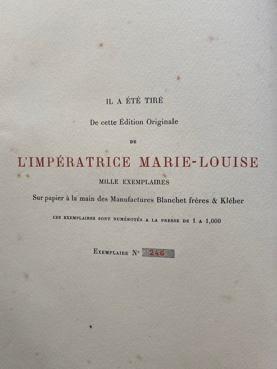 Book The Empress Marie Louise By Frédéric Masson, 1902-photo-3