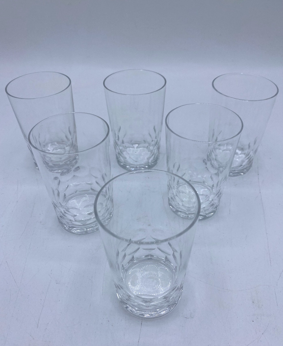 Verres En Cristal De Baccarat Modèle Chauny  écaille -photo-2