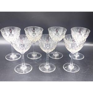 Baccarat Crystal Wine Glasses Model Paris