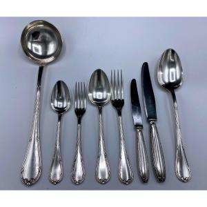 Christofle Crossed Ribbons Model Cutlery Set 