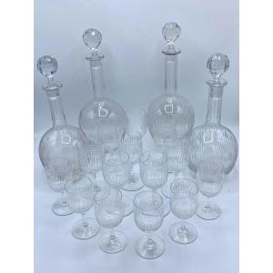 Baccarat Crystal Glassware Set Nancy Model 