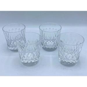 Verres à Whisky En Cristal Baccarat Modèle Armagnac 