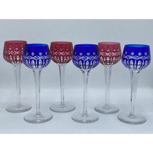 Crystal Glasses, Roemer Saint Louis Traminer Model 