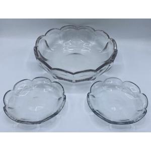 Baccarat Crystal Salad Bowl And Bowls Malmaison Model