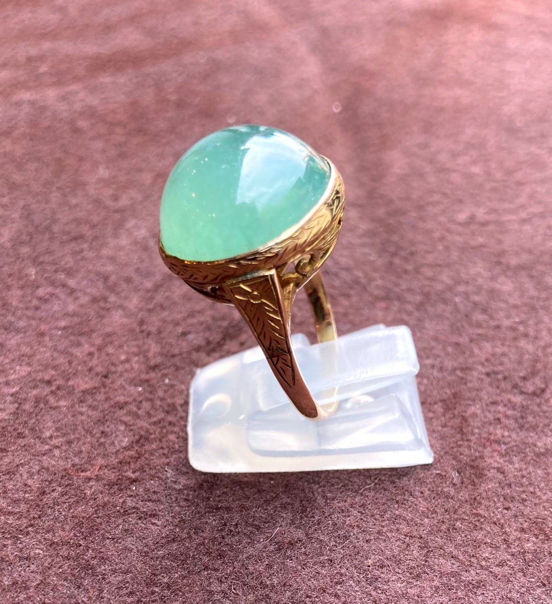 Gold And Jade Asia?) Ring 