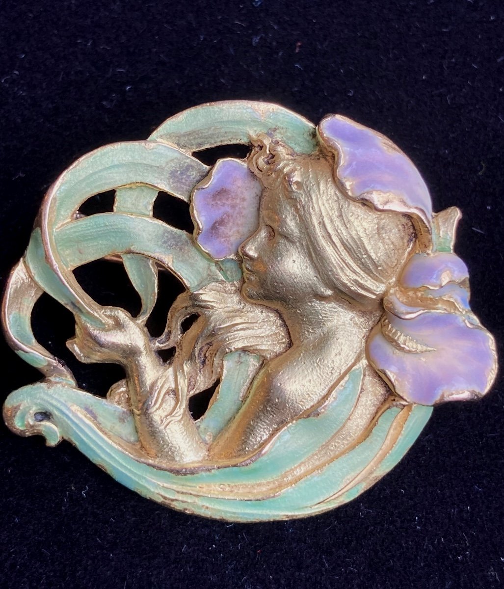 André Rambour “flower Woman” Brooch-photo-2