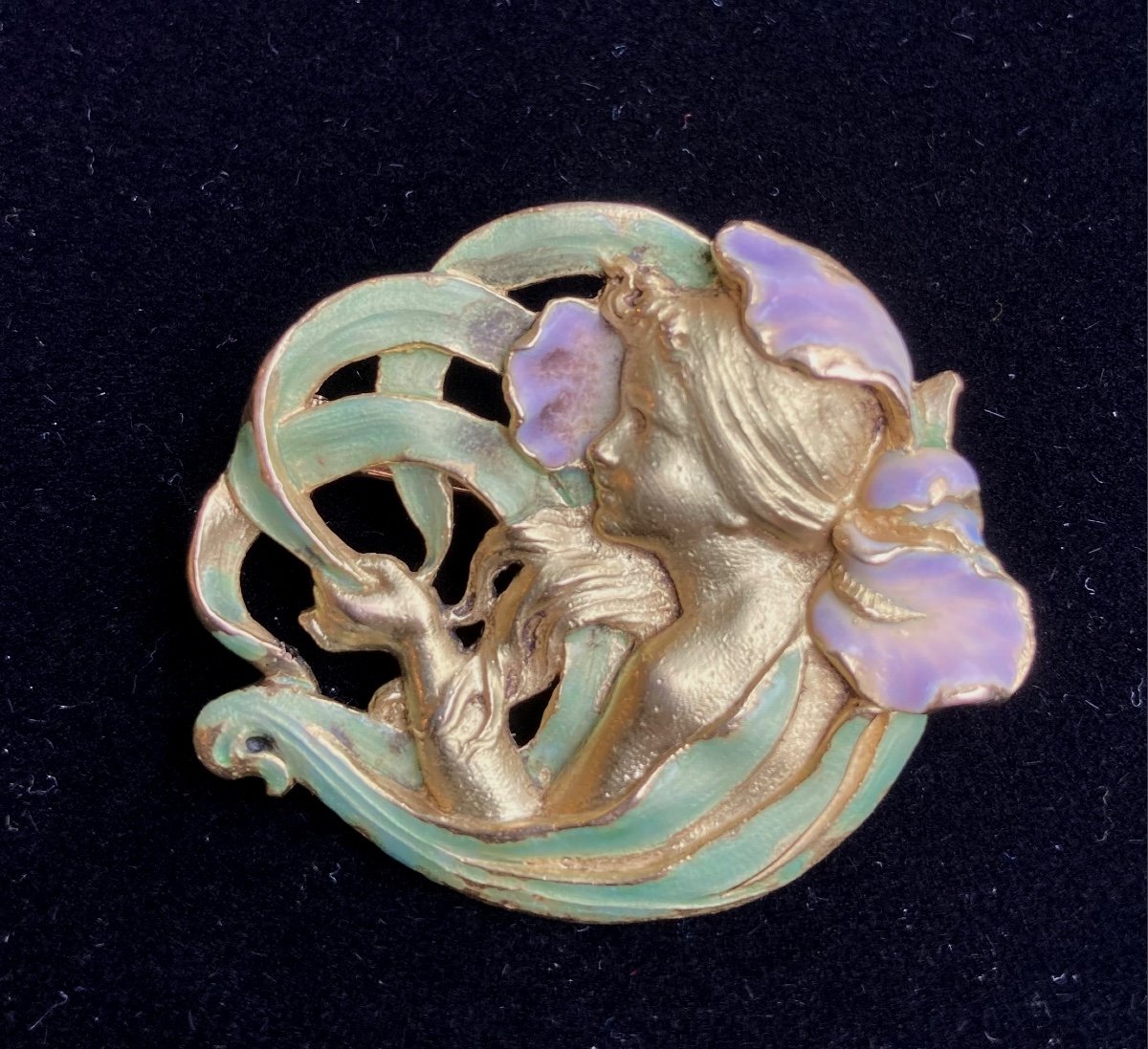 André Rambour “flower Woman” Brooch