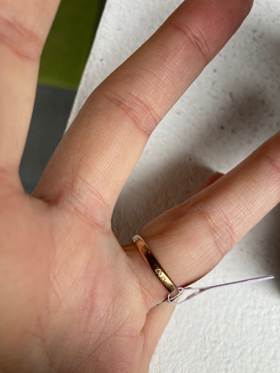 19th Century Gold, Silver And Diamond Ring -photo-4