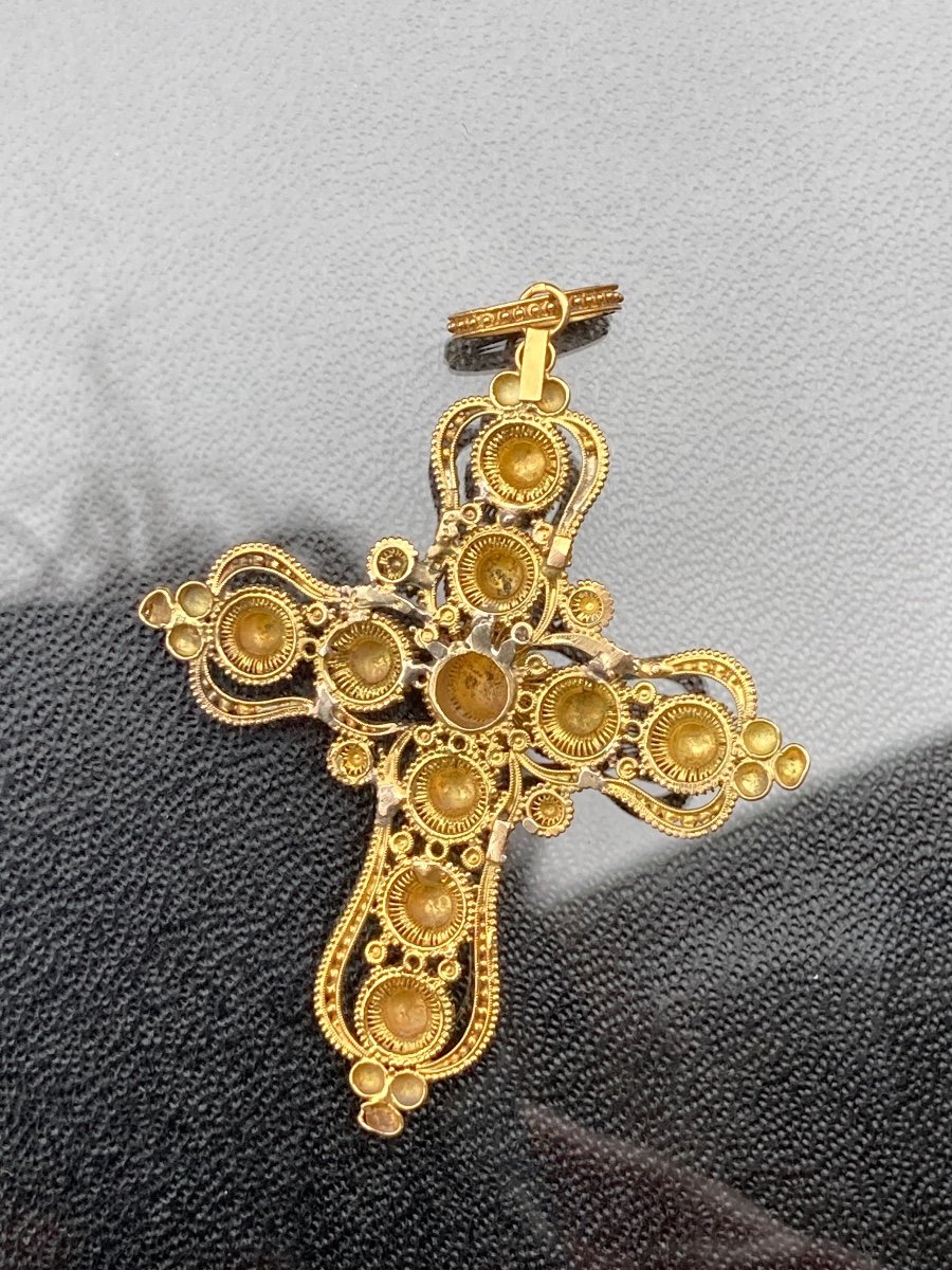 Pendentif Croix Or -photo-4