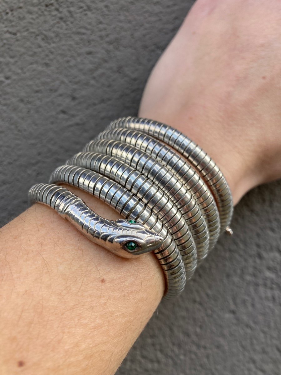 Silver Snake Bracelet 