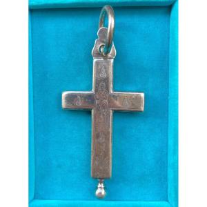 18th Century Silver Community Cross 