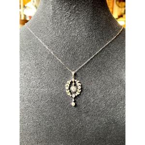 Belle Epoque White Gold And Diamond Necklace 