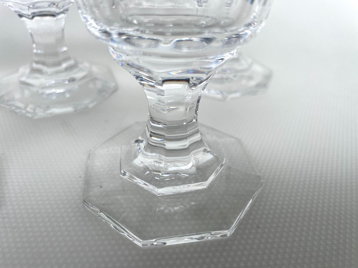 Saint Louis Eugénie Model: 6 Water Glasses - 12.8cm-photo-3