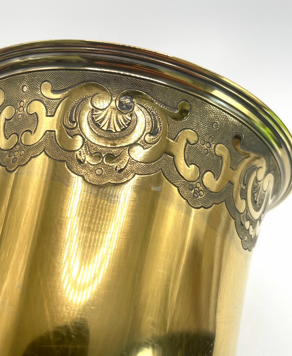 "odiot" Silver-gilt Cup On Pedestal-photo-3