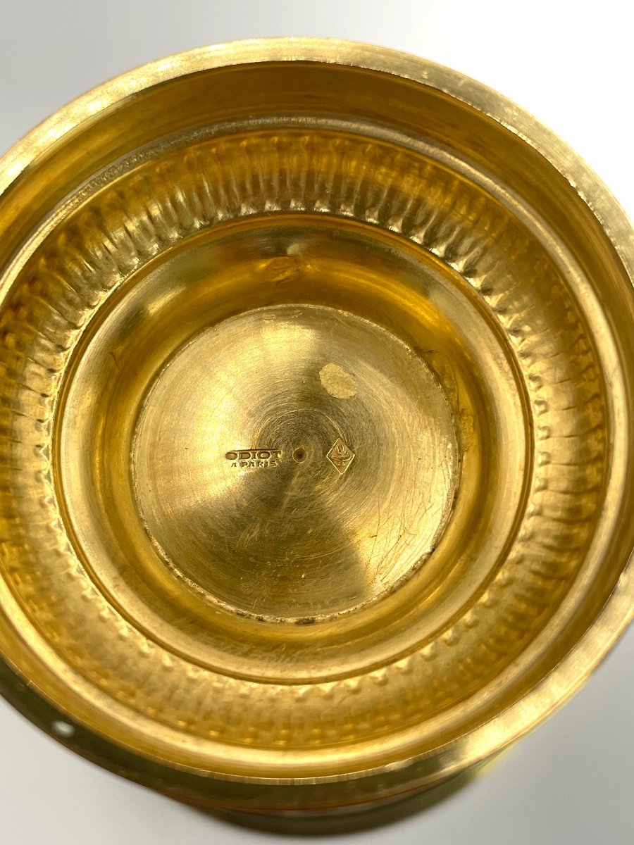 "odiot" Silver-gilt Cup On Pedestal-photo-4