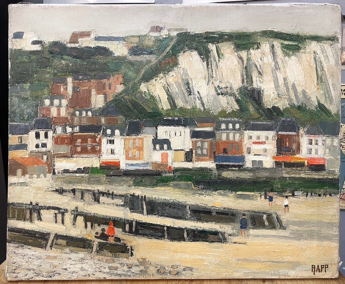 Ginette Rapp - Cliff At Treport 