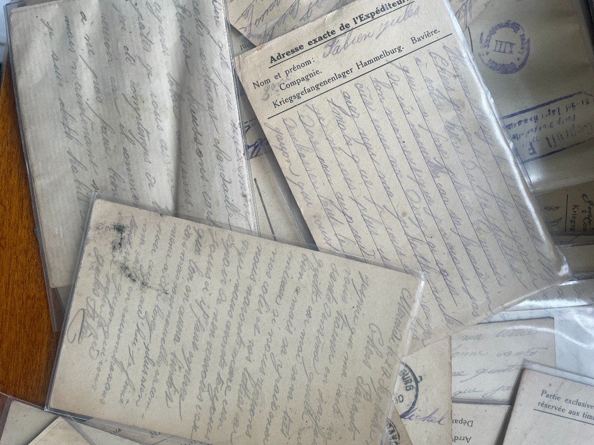 Correspondence Between A Soldier, His Parents And The Authorities - 1st World War-photo-2