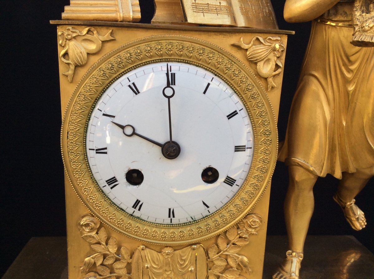 Small Model Clock, Empire Period-photo-3