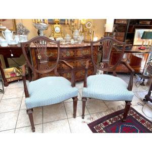 Pair Of English Armchairs 