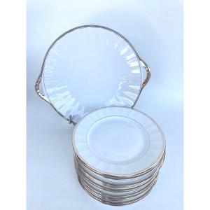 Art Deco Porcelain Cake Service 