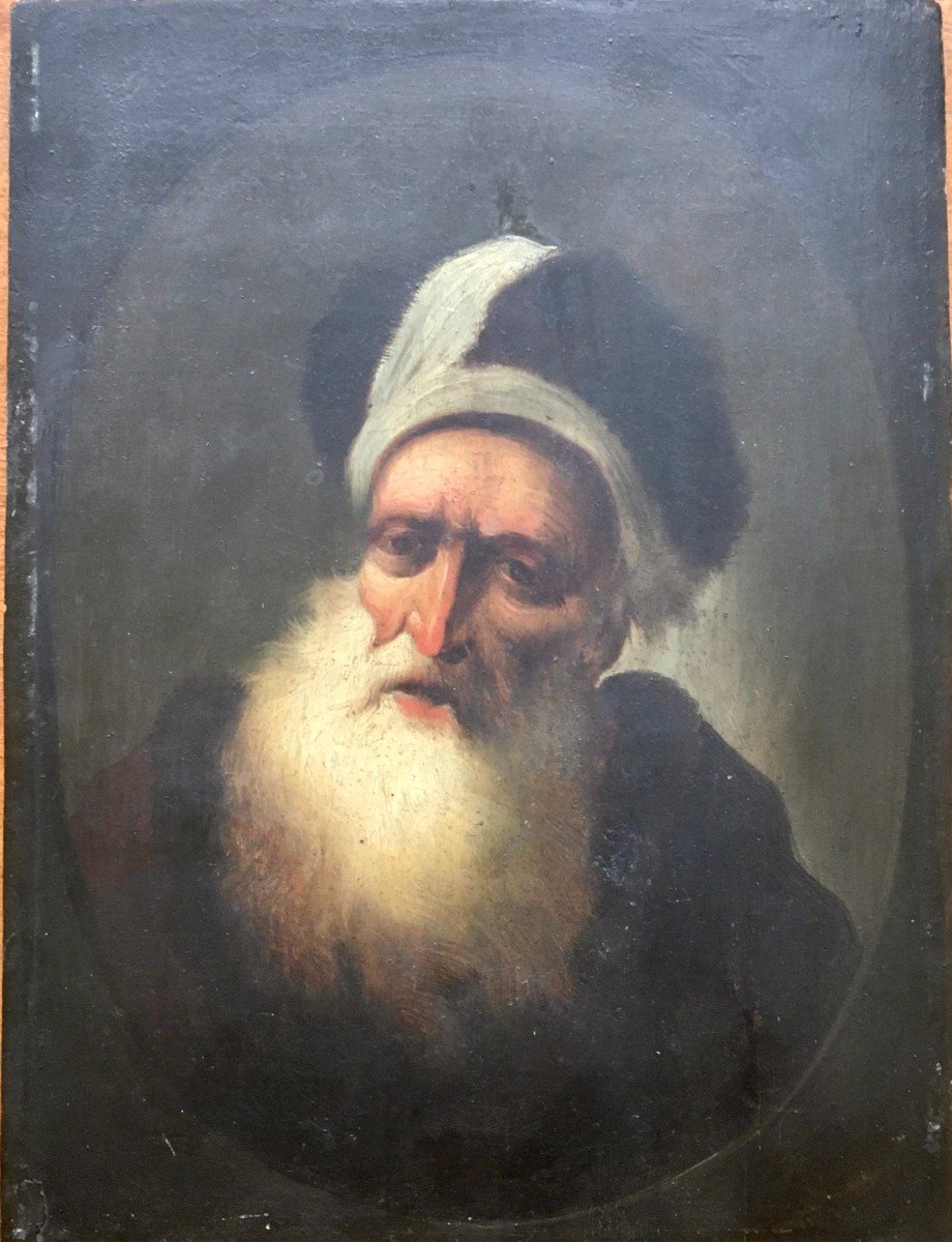 Portrait De Barbu   -  Christian Wilhelm Ernst Dietrich ( 1712 – 1774) 