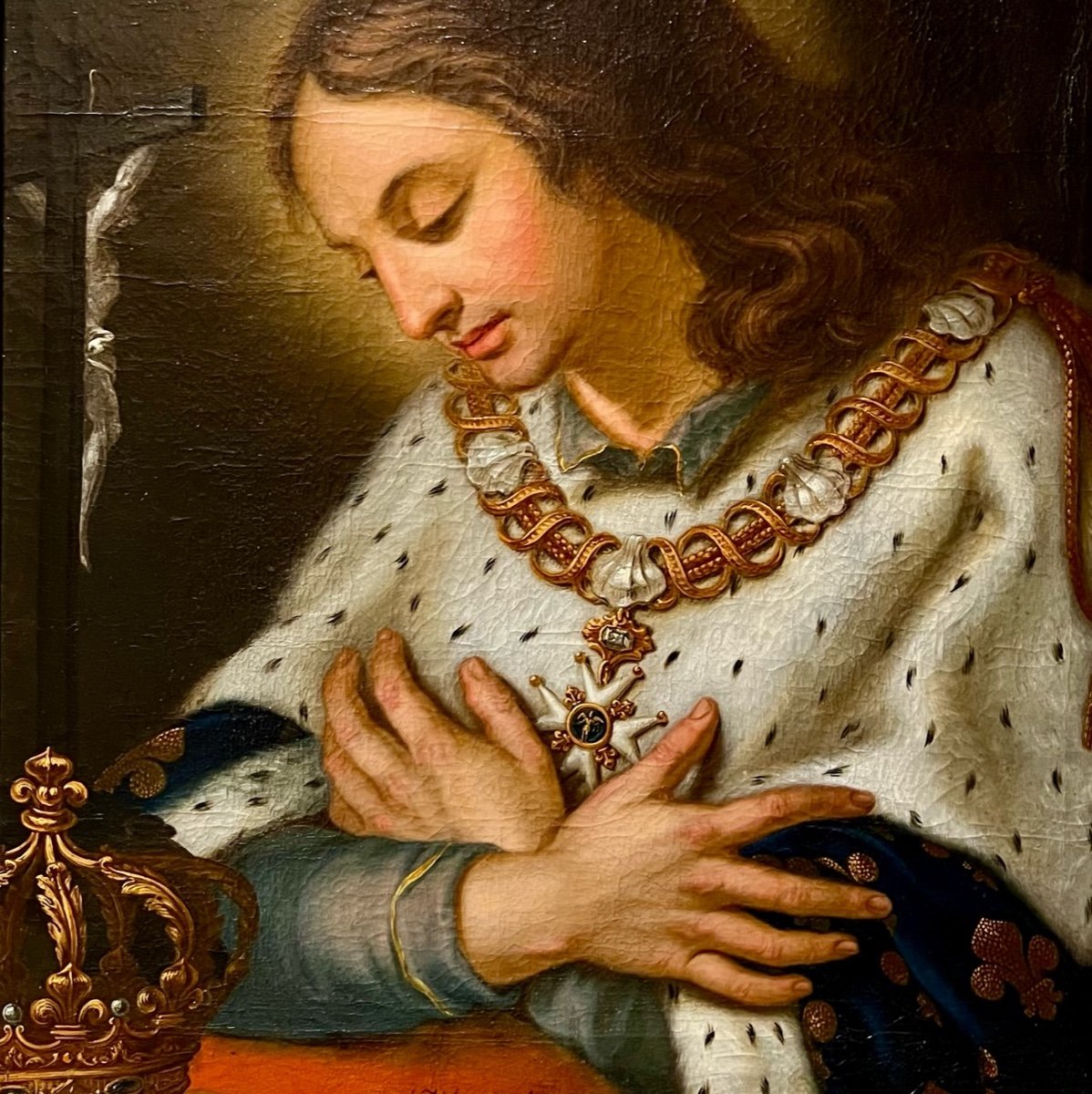 Saint Louis By Joseph -françois Hohr Colmar XVIII Th-photo-2