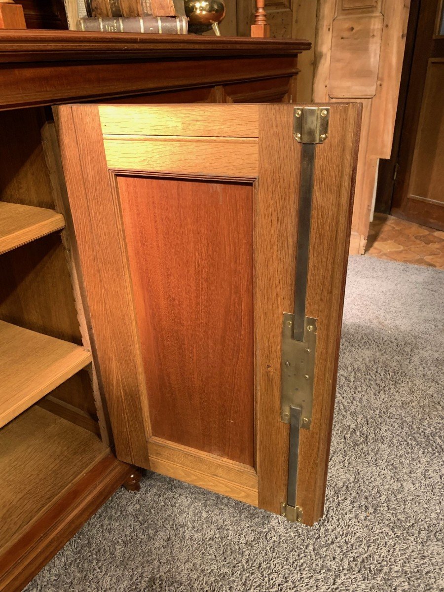 Mahogany Bookcase 4 Doors 19th-photo-4