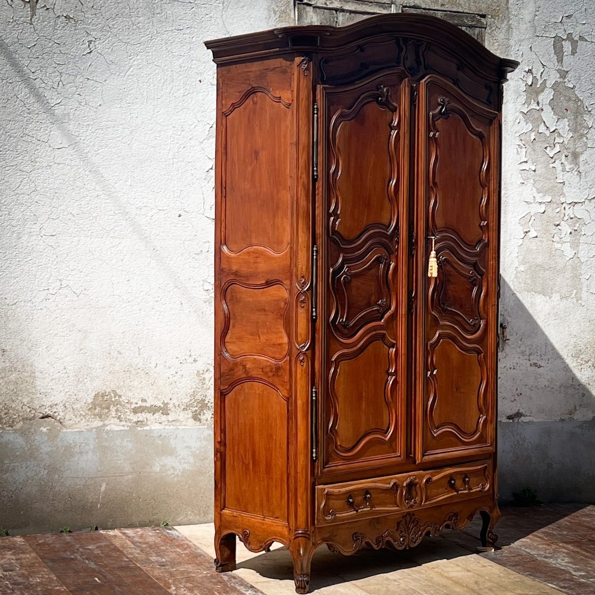 Armoire Noyer 18 ème  Provence Vallée Du Rhône -photo-2