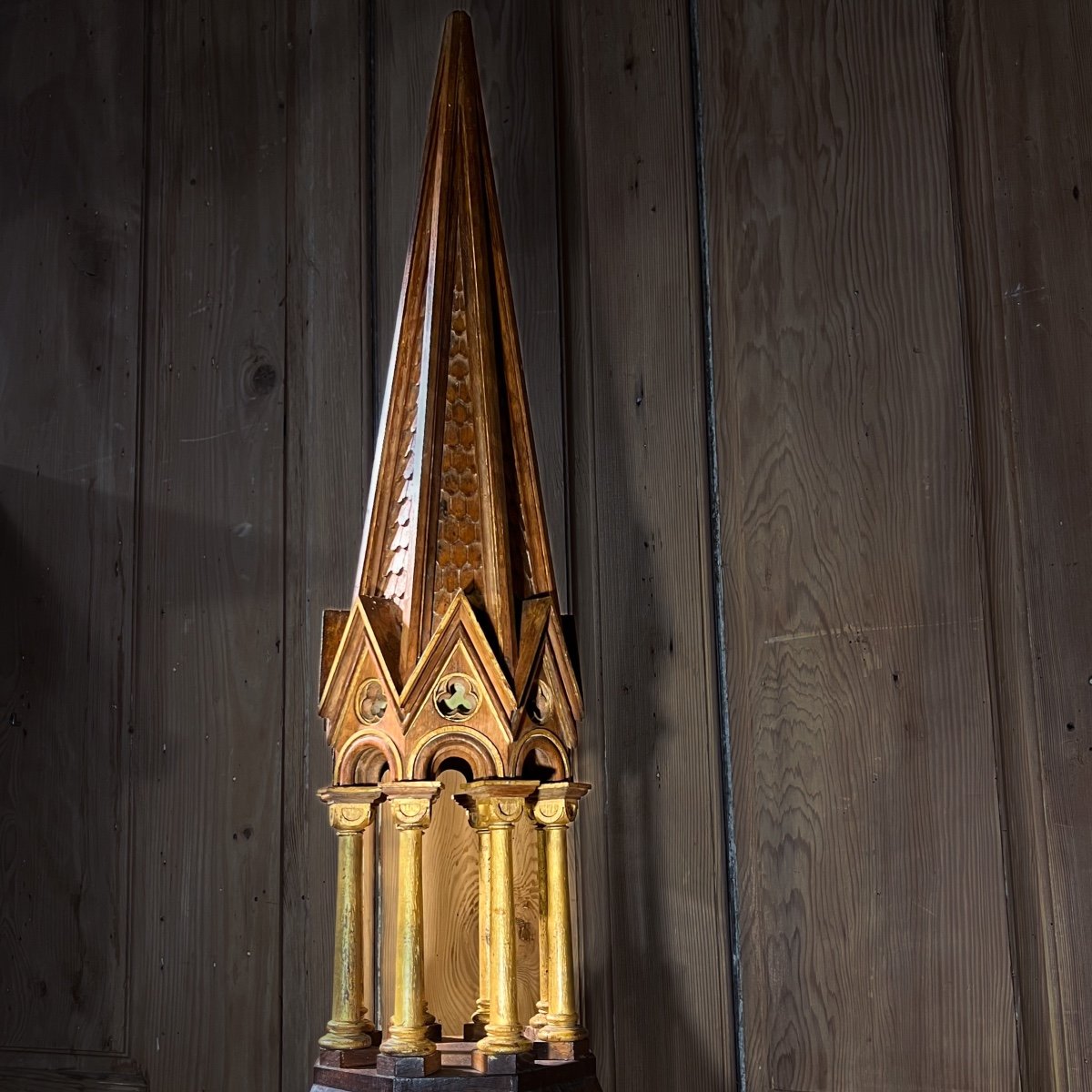 Architectural Decor 19th Century Bell Tower Model-photo-4