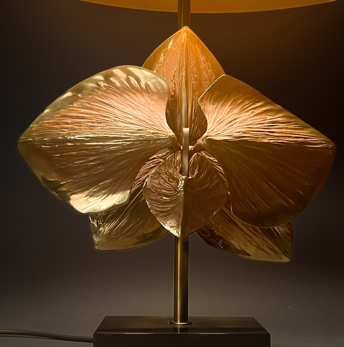 Bronze Lamp Signed Charles Paris-photo-3