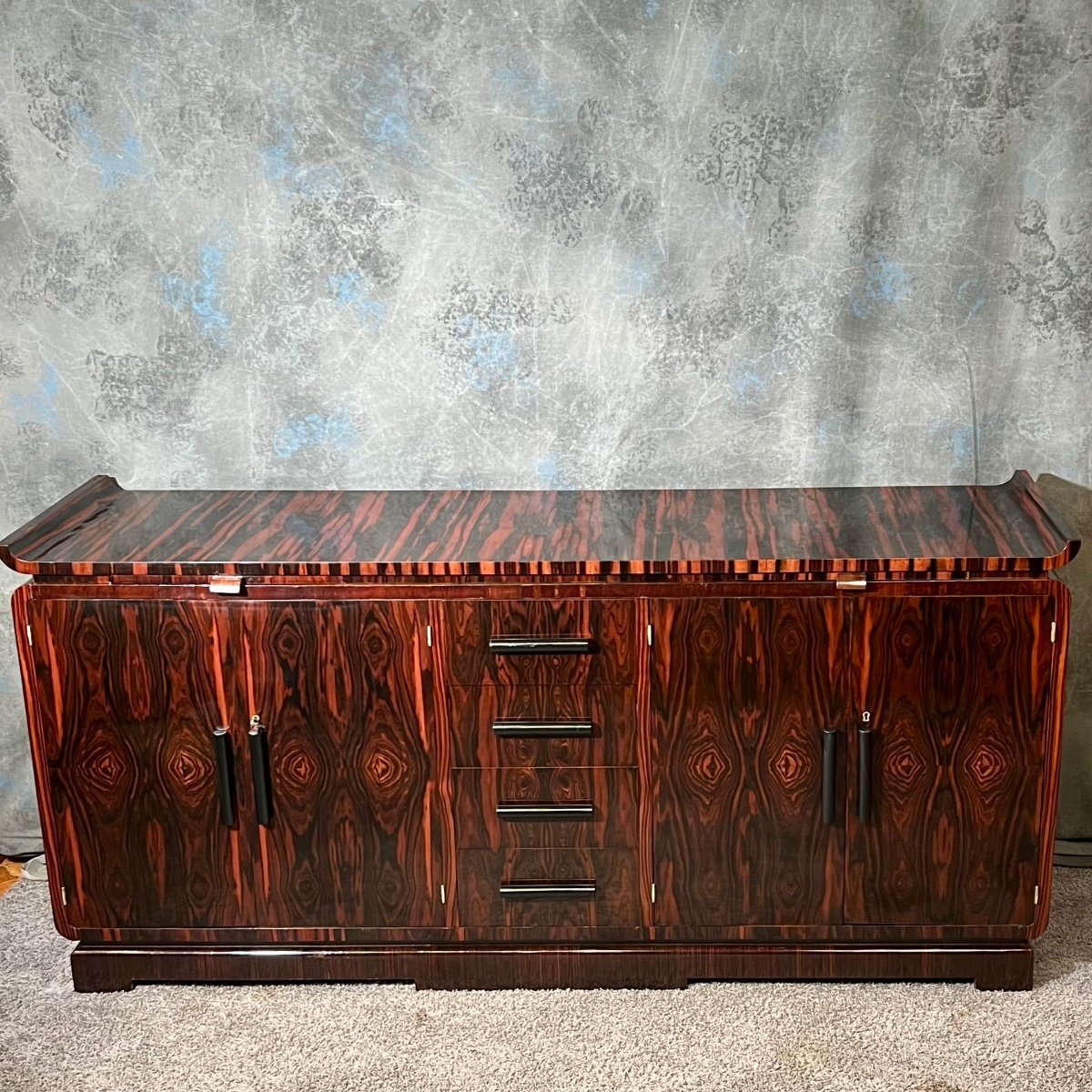 Art Deco Buffet With Ebony Marquetry -photo-4