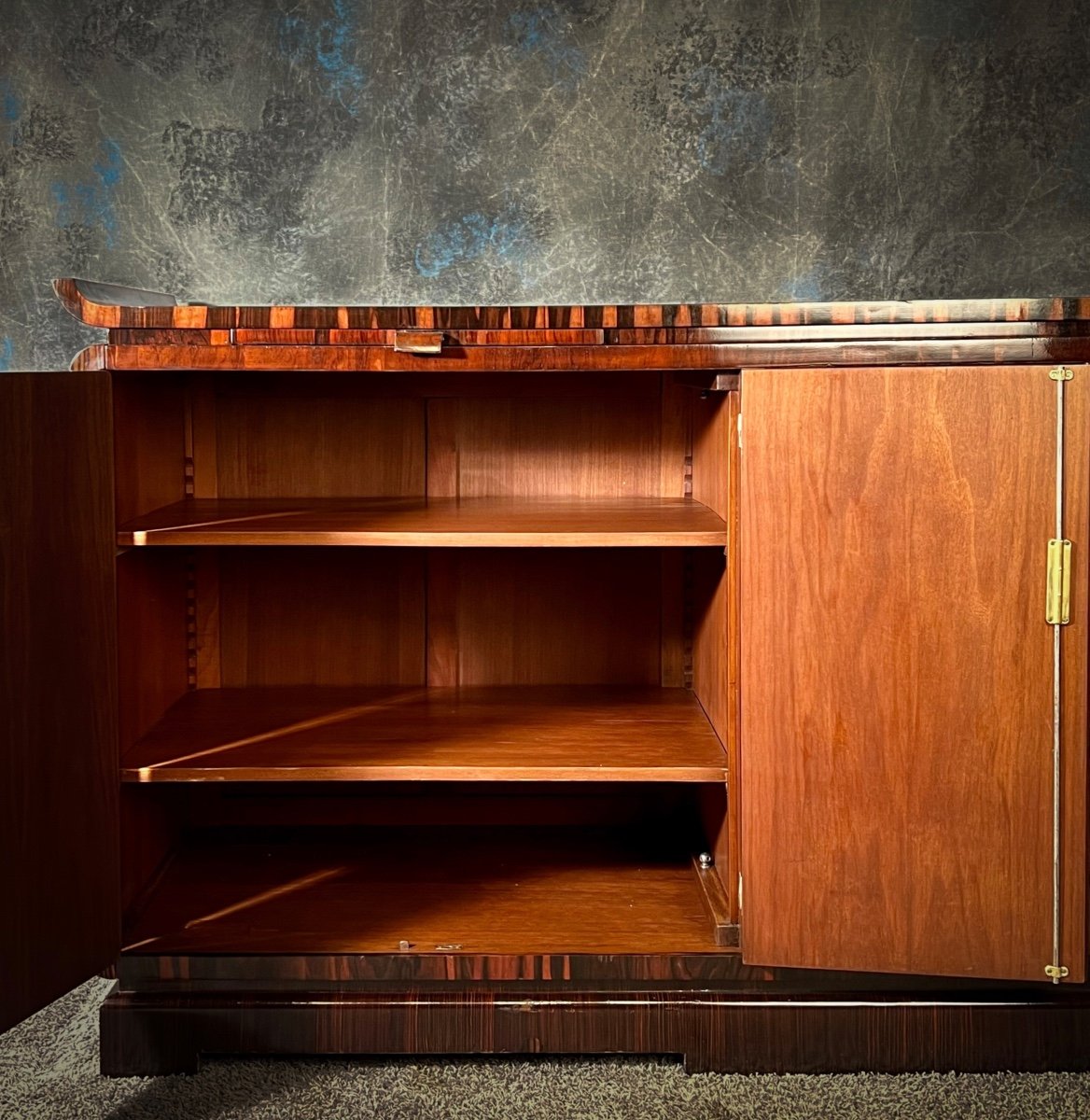 Art Deco Buffet With Ebony Marquetry -photo-3