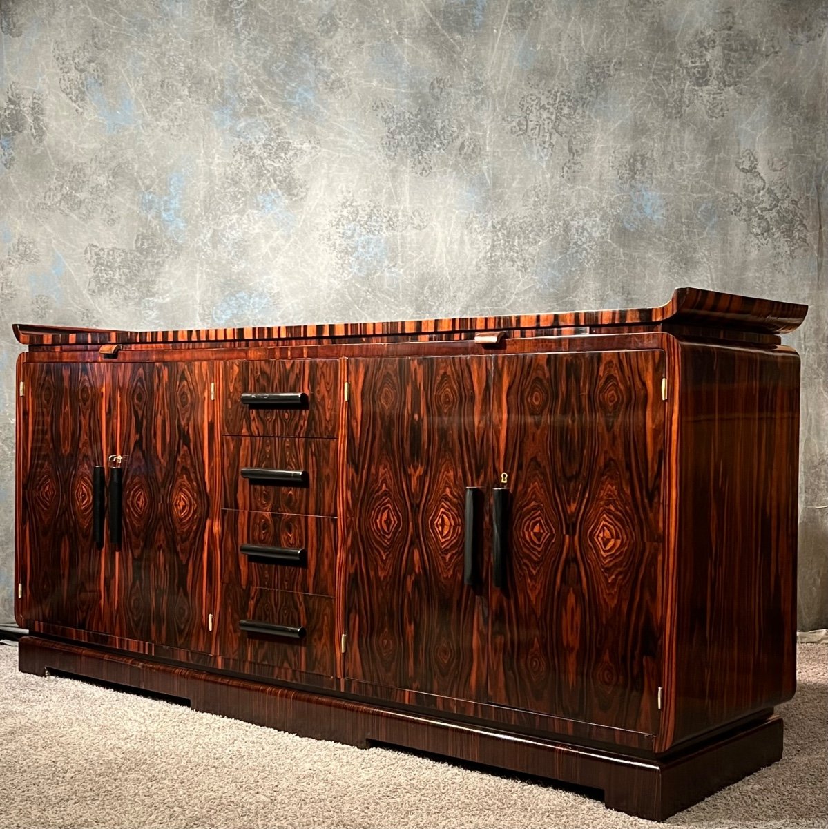 Art Deco Buffet With Ebony Marquetry 