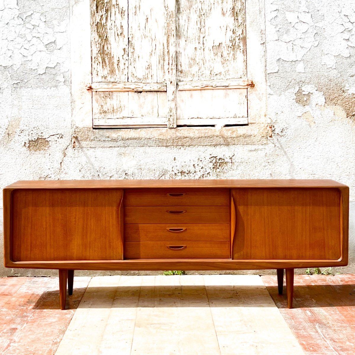 Scandinavian Sideboard 1960 Teak -photo-2