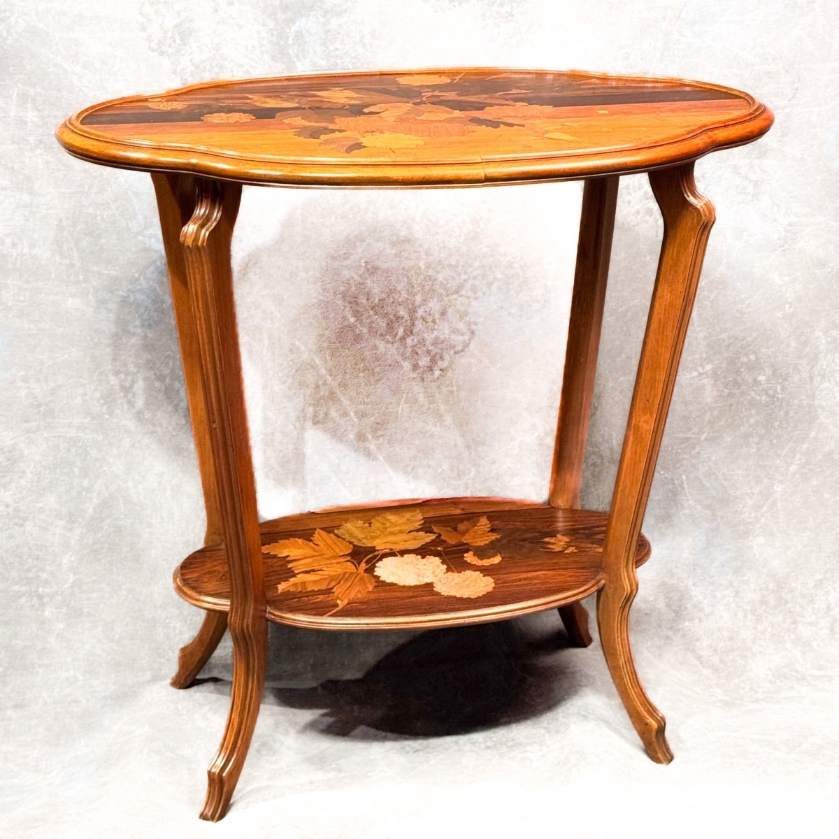 Emile Gallé Marquetry Tea Table -photo-3