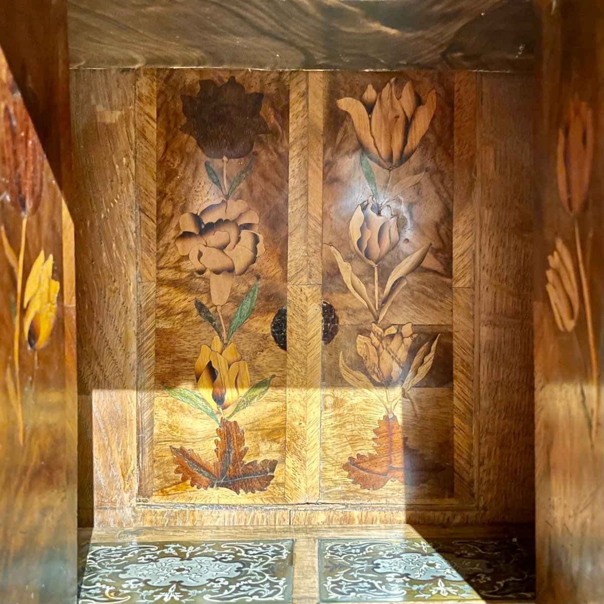 18th Century Marquetry Cabinet-photo-2