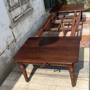 Extendable Table Up To 3m50 Mahogany 19th